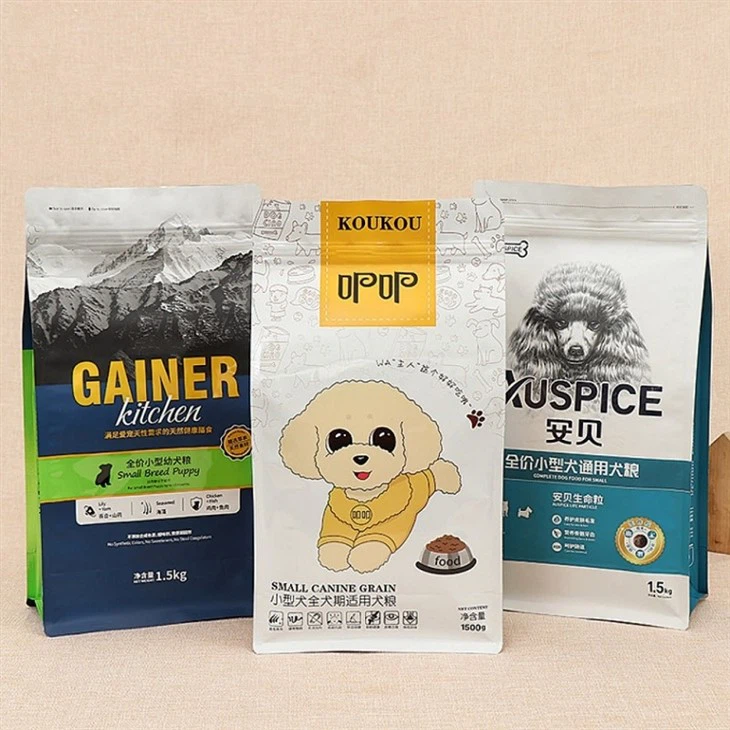 کیسه کاغذی مهر و موم هشت طرف ایستاده