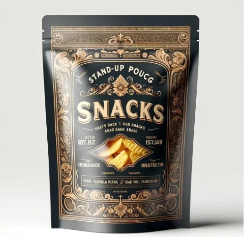 کیسه ایستاده قابل آب بندی بسته بندی مواد غذایی آب نبات بیسکویت مهره کیسه فویل آلومینیومی بسته بندی پلاستیکی بسته بندی زیپی کیسه مهر و موم حرارتی