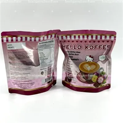 کیسه بسته بندی قهوه قطره ای سفارشی کیسه های فویل آلومینیومی پلاستیکی سازگار با محیط زیست کیسه ضد رطوبت با مانع بالا برای نوشیدنی های قطره ای